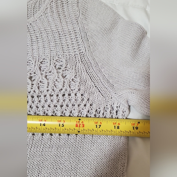 Gap Open knit sweater. Linen/cotton blend. Size M - Picture 7 of 9